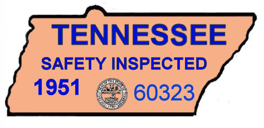 (image for) 1951 Tennessee safety inspection Sticker